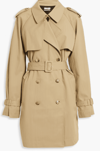 Women's Coffee Double Breasted Trench Coat