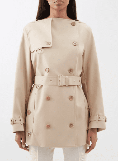 Double breasted pea coat