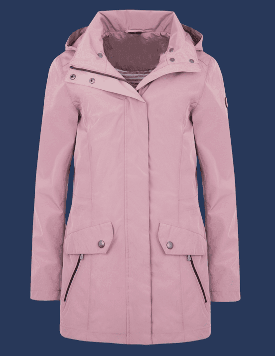 Women solid color outdoor hooded windproof winter fleece interchange waterproof jacket