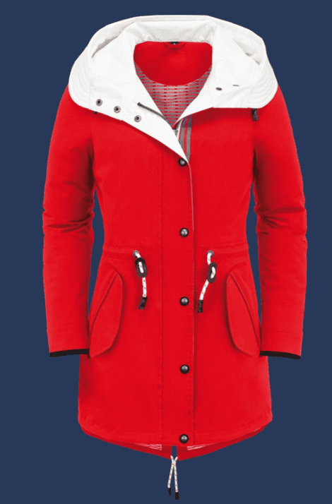 Women's Autumn and Winter Coat Pure Color Hooded Parker Coat