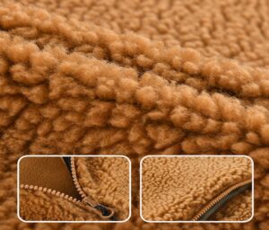 Women's Wool Warm Autumn and Winter Hooded Knit Windproof Jacket - immagine 3
