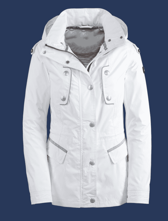 Ladies Solid Color Raincoat Outdoor Hooded Raincoat Windproof Coat Coat Long Jacket