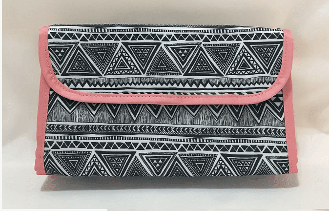 Patterned Cosmetic Bag
