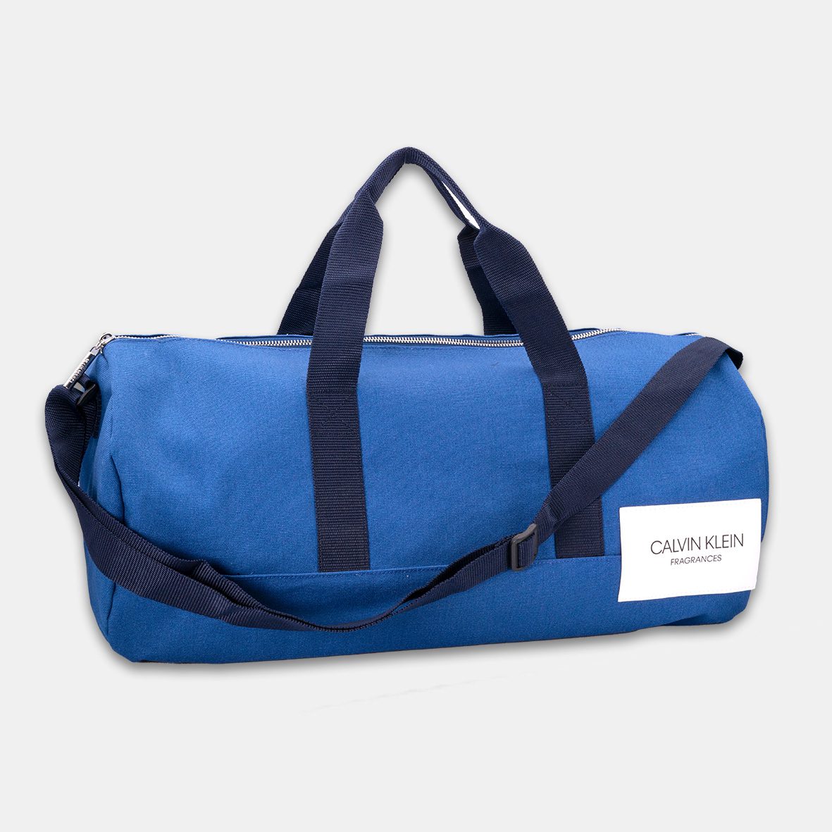 Blue Weekender Travel Cabin Gym Sports Holdall