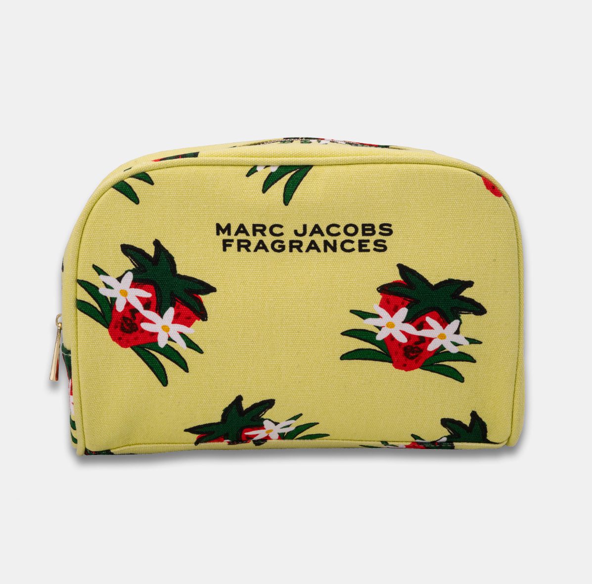 Fragrances Yellow Floral Cosmetic Shaving Bag