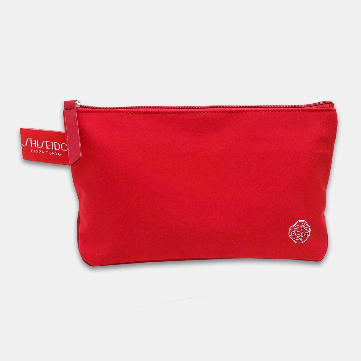 SHISEIDO-Women-Red-Makeup-Bag