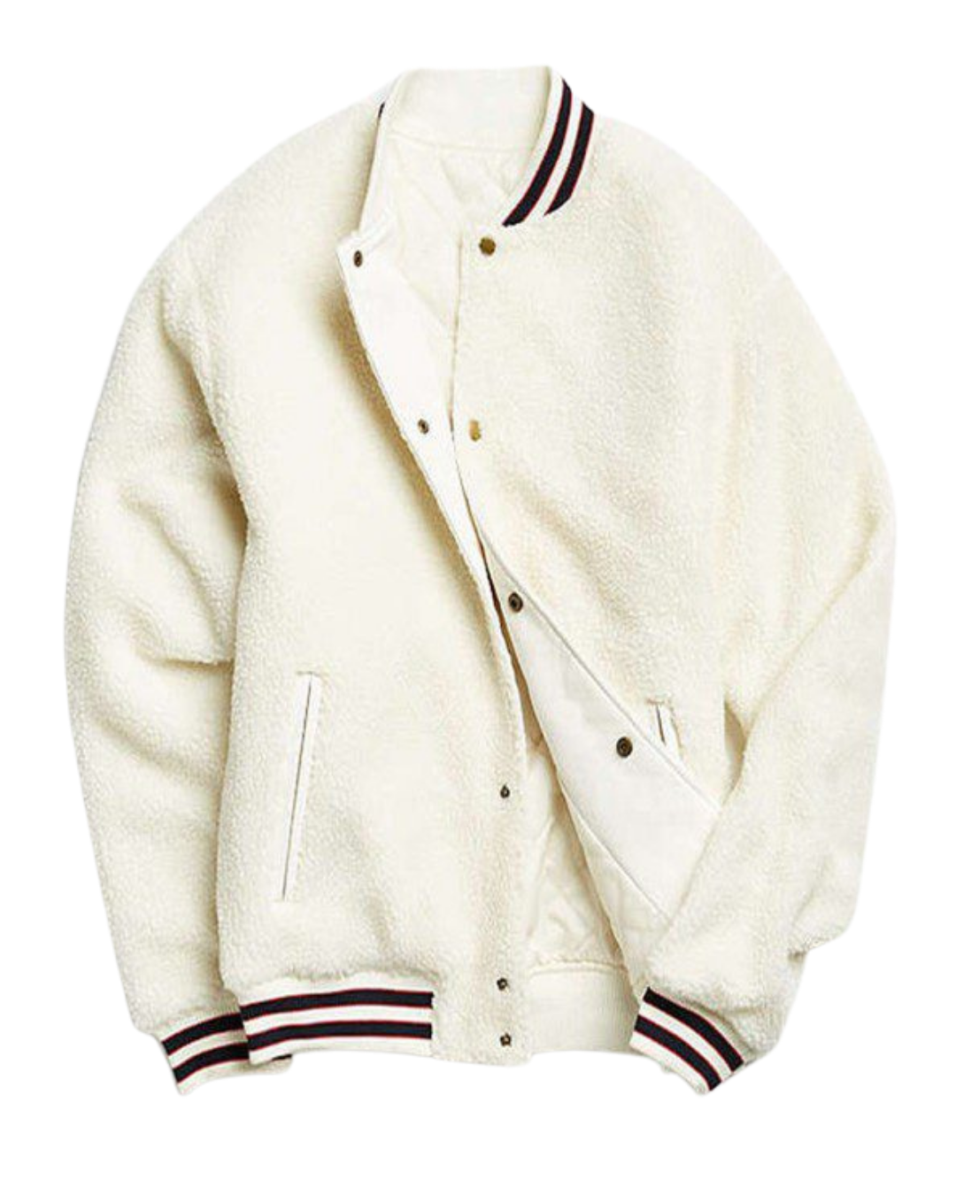 Men's Sherpa Wool Varsity Jacket