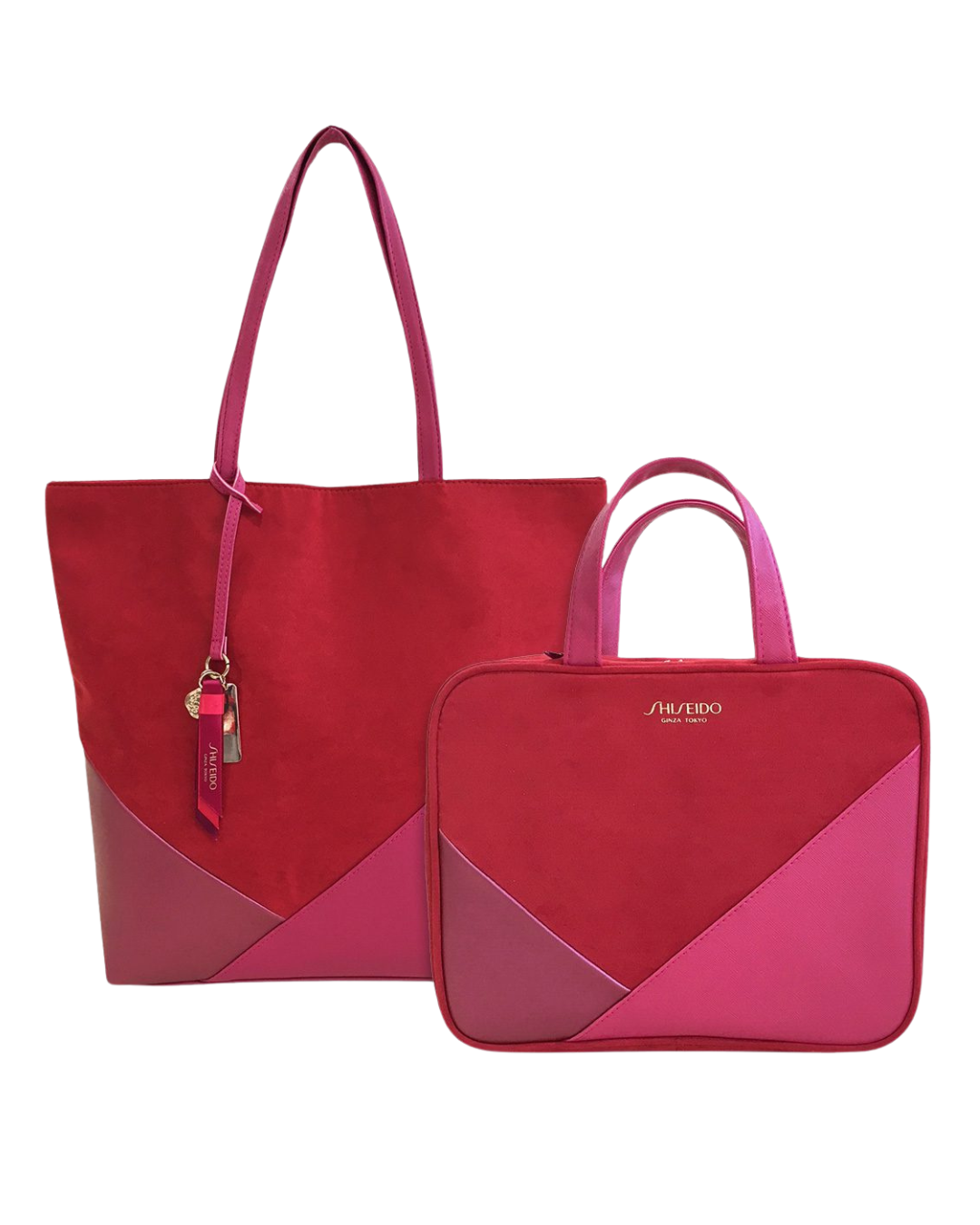 SHISEIDO-Women-Vintage-Leather-Travel-Makup-Bag